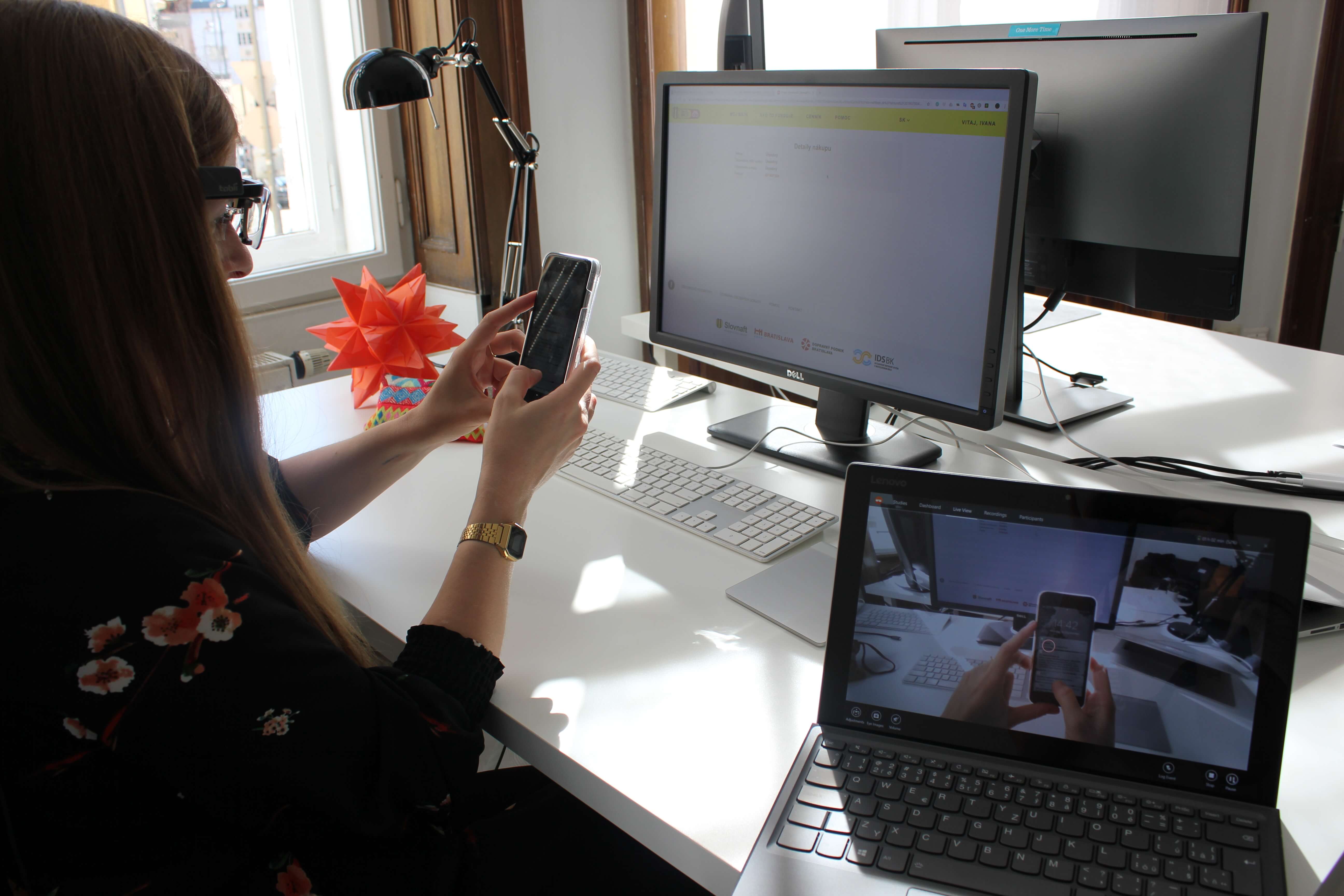 Eyetracking testing